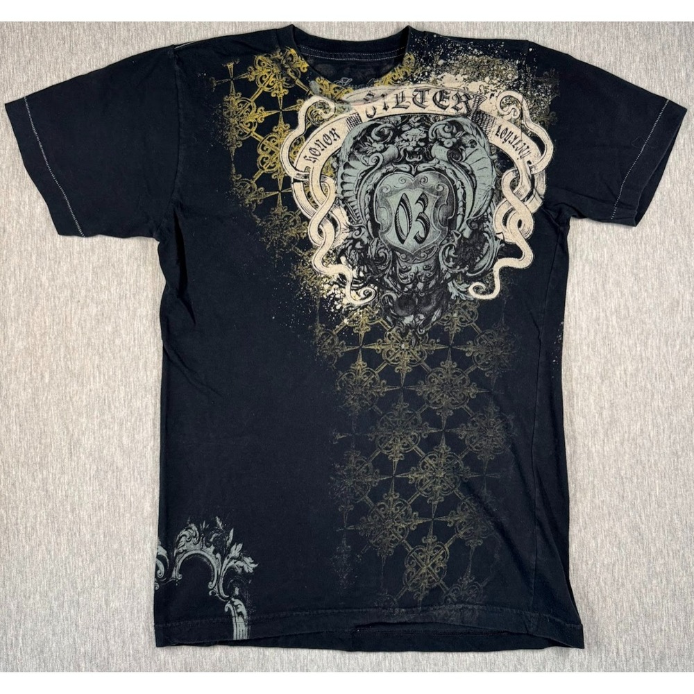 Filter Limited Edition Graphic T Shirt‎ Mens Small Black Gothic Y2K